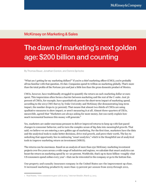 5 keys to unlocking growth in marketing's "golden age" - Page 37